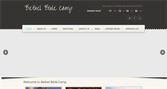 Desktop Screenshot of bethelbiblecamp.com