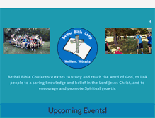 Tablet Screenshot of bethelbiblecamp.org